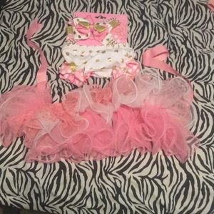 Baby girl 1st birthday outfit